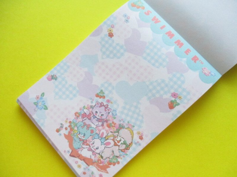 Photo3: Kawaii Cute Large Memo Pad *SWIMMER (SE-SW10266)