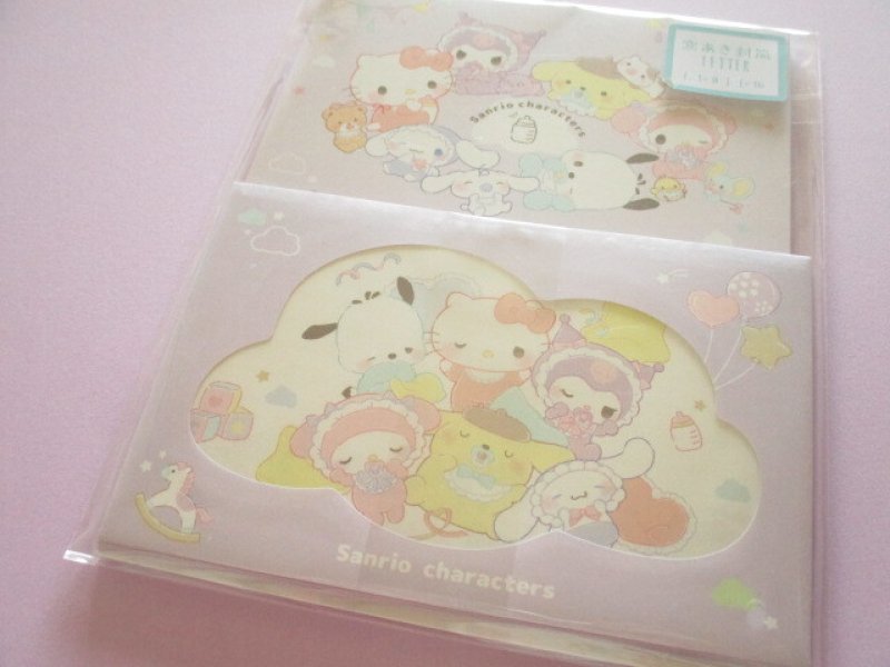 Photo1: Kawaii Cute Letter Set Sanrio Characters Crux *Mix (128417) (1)