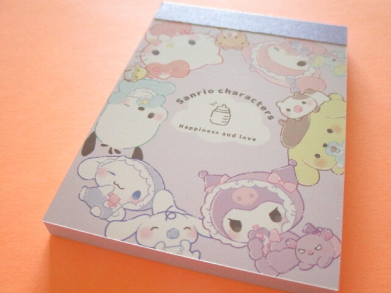 Photo1: Kawaii Cute Mini Memo Pad Sanrio Characters Crux *かこみ (128410） (1)