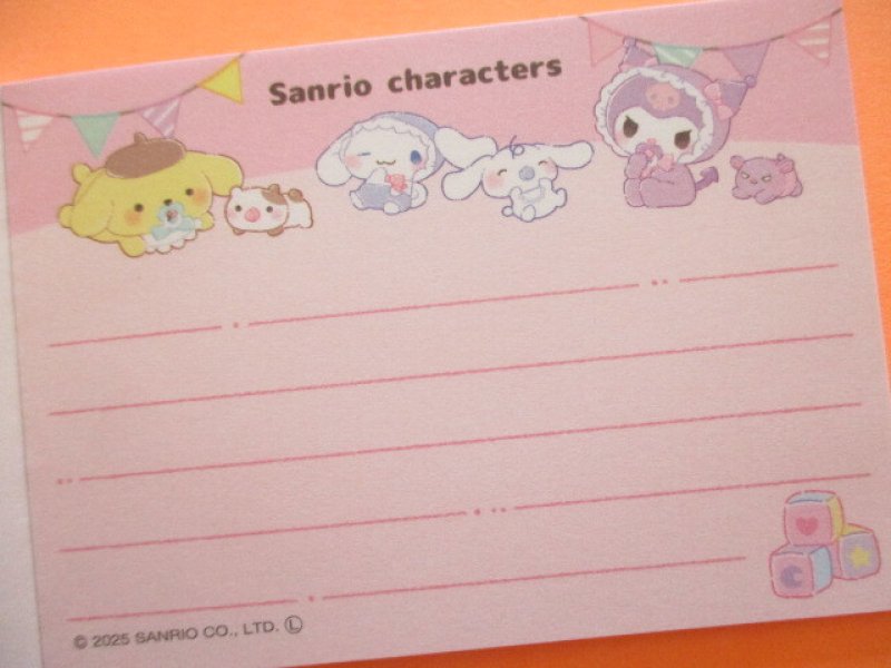 Photo2: Kawaii Cute Mini Memo Pad Sanrio Characters Crux *おねむ (128411)