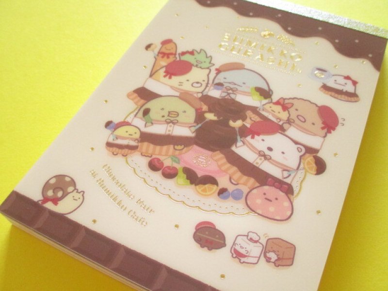 Photo1: Kawaii Cute Large Memo Pad Sumikkogurashi San-x *Chocolate Fair (MH24701) (1)