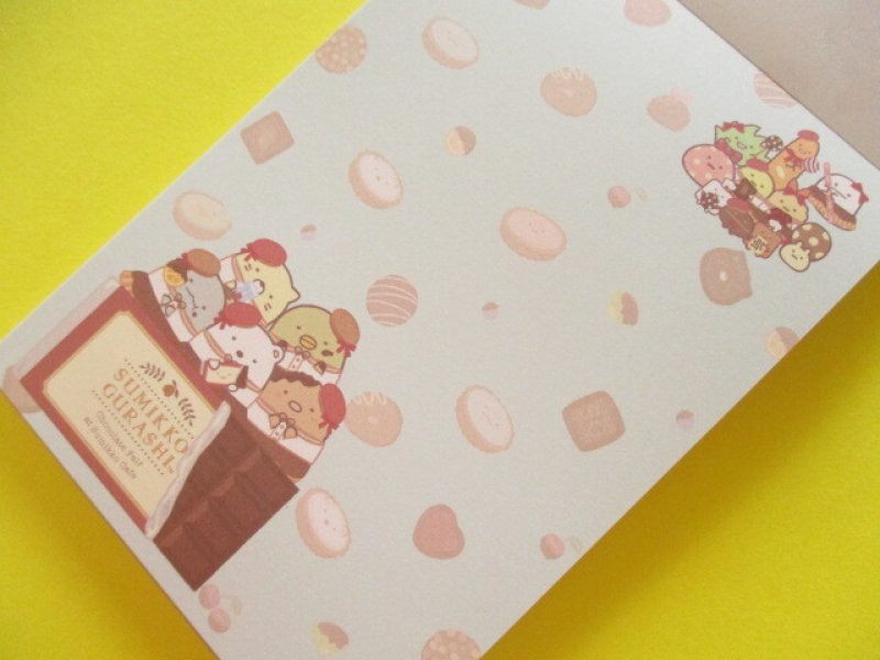 Photo1: Kawaii Cute Large Memo Pad Sumikkogurashi San-x *Chocolate Fair (MH24701)