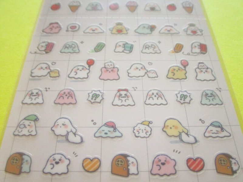 Photo2: Kawaii Cute Schedule Stickers Sheet Gaia *Pictograph Ghost (466762-2)