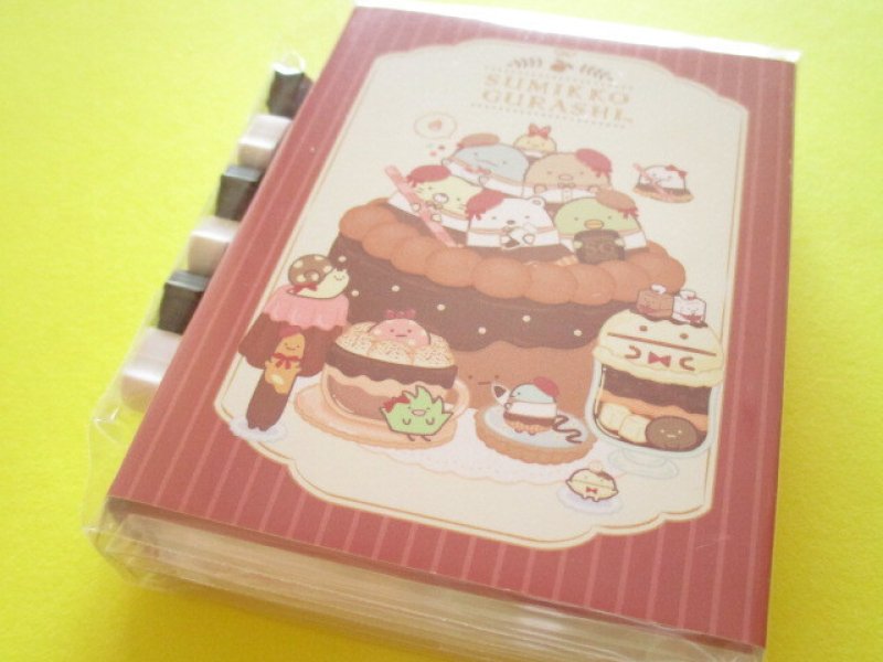 Photo1: Kawaii Cute Patapata Mini Memo Pad Set Sumikkogurashi San-x *Chocolate Fair (MH24901) (1)