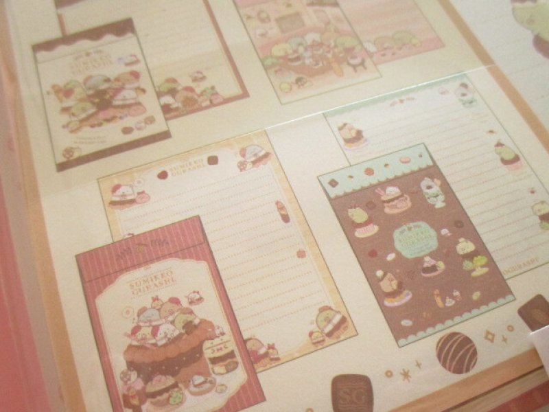 Photo3: Kawaii Cute Regular Letter Set San-x Sumikkogurashi *Chocolate Fair (LH82501)