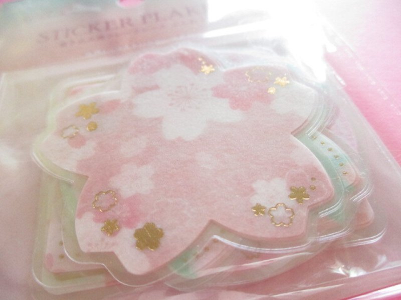 Photo1: Beautiful Sticker Flakes Sack Amifa *Cherry blossom (149005)