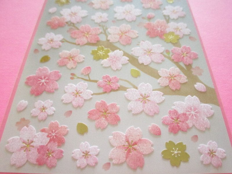 Photo2: Beautiful Stickers Sheet Cherry Blossom Gaia *Japanese Cherry Blossom (466771-2)