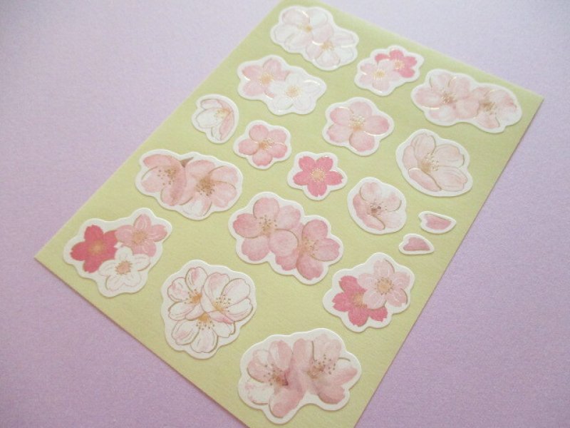 Photo2: Beautiful Masking Stick Seals Stickers Set Kyowa *Cherry blossom Sakura meguri SD (62-E72)