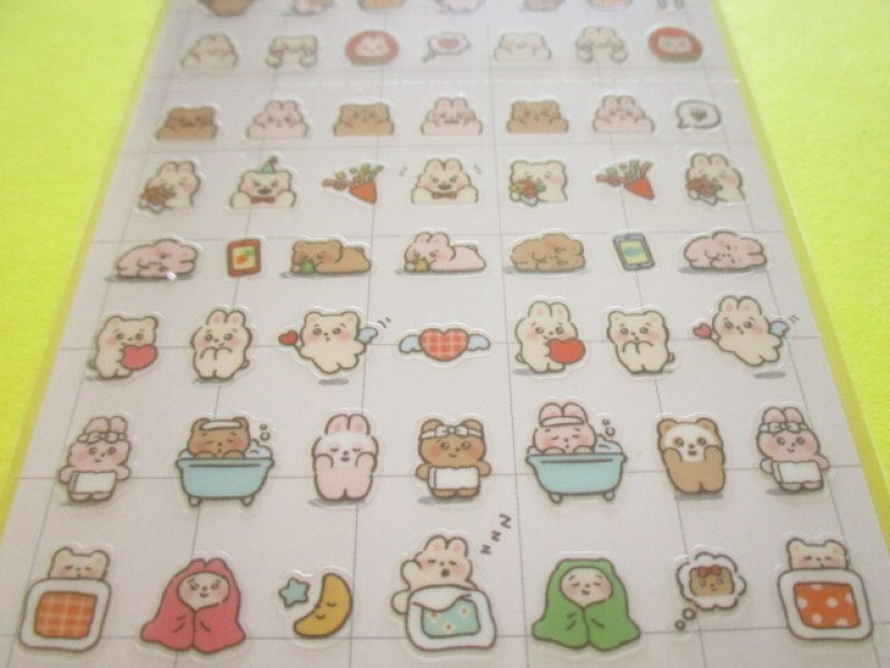 Photo2: Kawaii Cute Schedule Stickers Sheet Gaia *Pictograph Animal (466762-1)