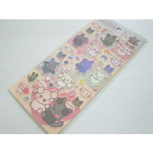 Photo: Kawaii Cute Stickers Sheet Cheer Cheer Lambs San-x *Cheer Cheer Lambs Debut (SE66102)