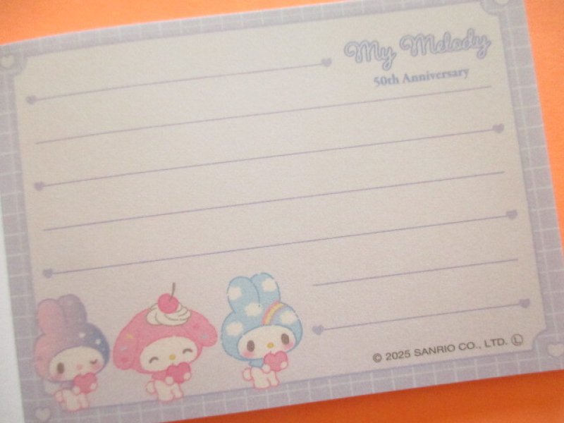 Photo2: Kawaii Cute Mini Memo Pad My Melody Crux *Girly POP Heart (127966）