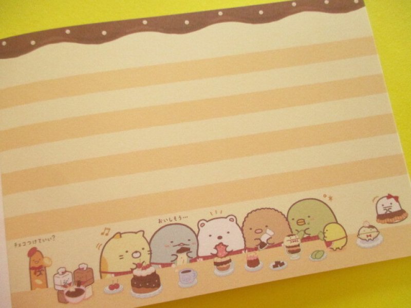 Photo3: Kawaii Cute Large Memo Pad Sumikkogurashi San-x *Chocolate Fair (MH24702)