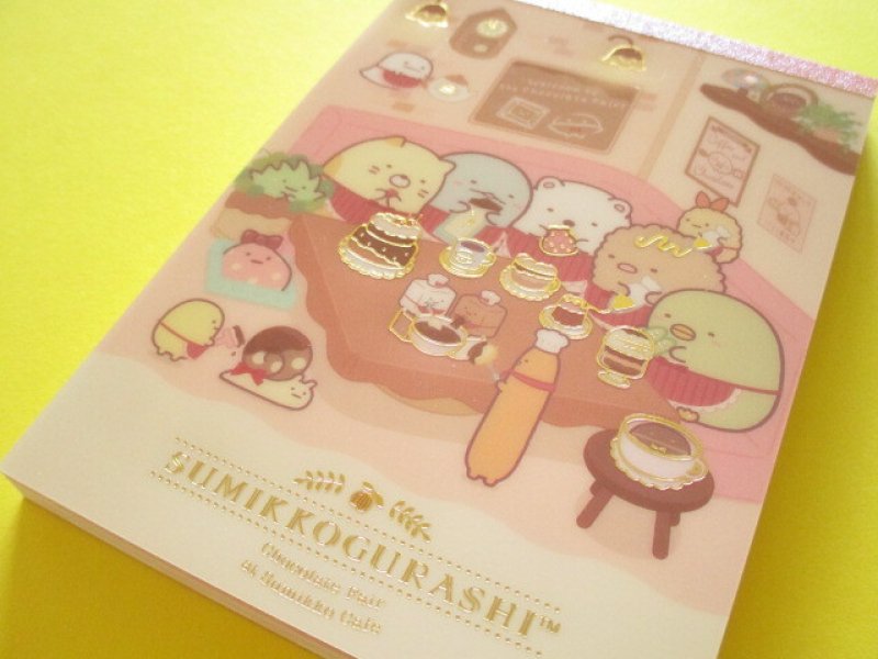 Photo1: Kawaii Cute Large Memo Pad Sumikkogurashi San-x *Chocolate Fair (MH24702) (1)