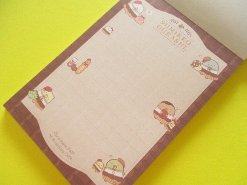 Photo2: Kawaii Cute Large Memo Pad Sumikkogurashi San-x *Chocolate Fair (MH24701)