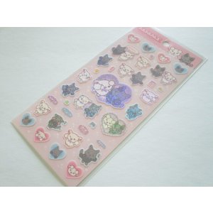 Photo: Kawaii Cute Stickers Sheet Cheer Cheer Lambs San-x *Cheer Cheer Lambs Debut (SE66101)