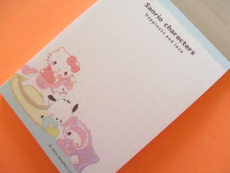 Photo1: Kawaii Cute Mini Memo Pad Sanrio Characters Crux *おねむ (128411)