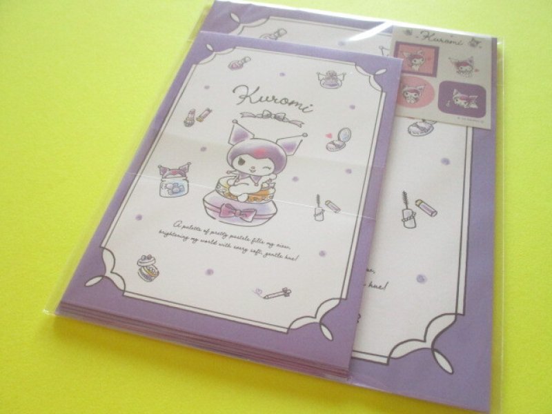 Photo1: Kawaii Cute Letter Set Sanrio *Kuromi (413507) (1)