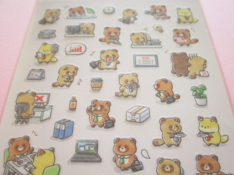 Photo1: Kawaii Cute Design Stickers Sheet Gaia *Company (466778-2)