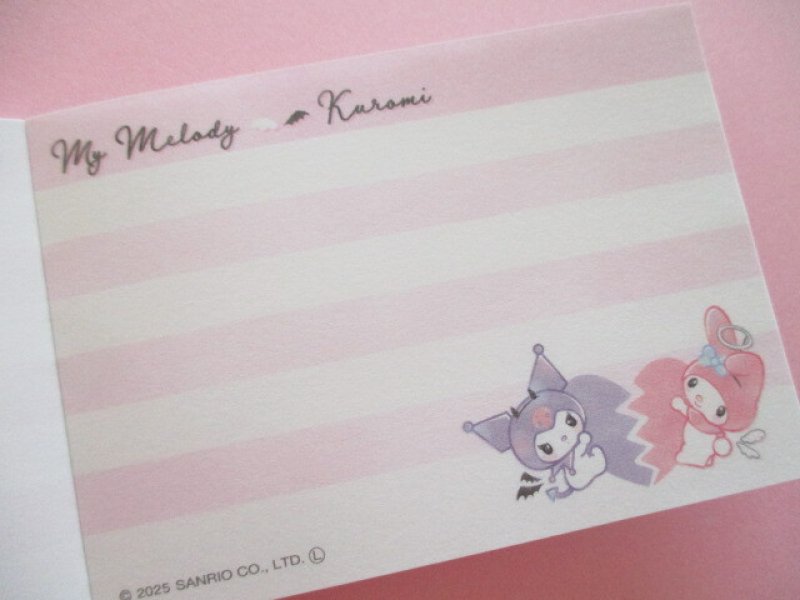 Photo2: Kawaii Cute Mini Memo Pad My Melody & Kuromi Crux *Cute Battles (305515)