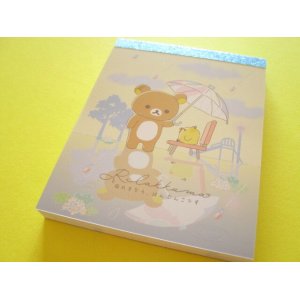 Photo: Kawaii Cute Mini Memo Pad Rilakkuma San-x *Clear After Rain (MH25101-1)