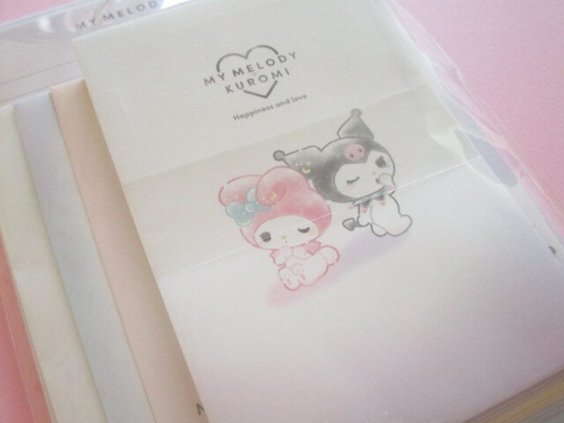 Photo2: Kawaii Cute Letter Set My Melody & Kuromi Sanrio *むにゃっと (128792)