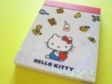 Photo: Kawaii Cute Hologram Mini Memo Pad Hello Kitty Crux *Flyer (128078)