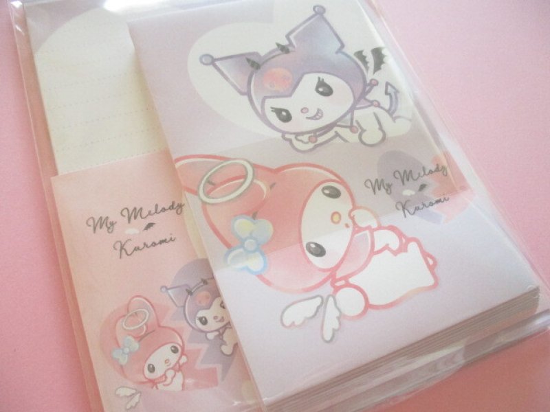 Photo2: Kawaii Cute Letter Set My Melody & Kuromi Sanrio *Cute Battle (305521)