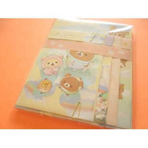 Photo: Kawaii Cute Regular Letter Set Rilakkuma San-x *Clear After Rain (LH82701)