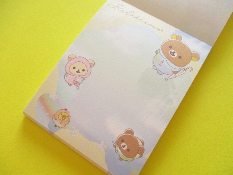 Photo2: Kawaii Cute Mini Memo Pad Rilakkuma San-x *Clear After Rain (MH25101-1)