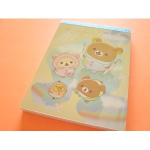 Photo: Kawaii Cute Large Memo Pad Rilakkuma San-x *Clear After Rain (MH25001)