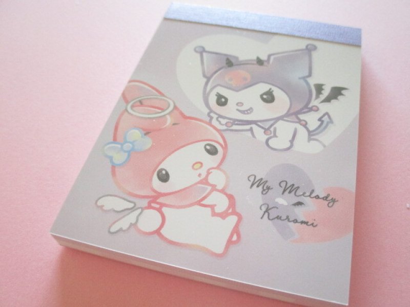 Photo1: Kawaii Cute Mini Memo Pad My Melody & Kuromi Crux *Cute Battles (305515) (1)