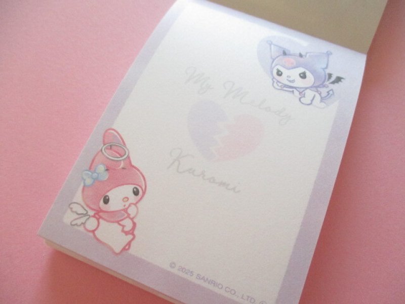 Photo1: Kawaii Cute Mini Memo Pad My Melody & Kuromi Crux *Cute Battles (305515)