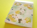Photo: Kawaii Cute Mini Memo Pad Mochi Mochi Panda Kamio Japan *Lemon (225233)
