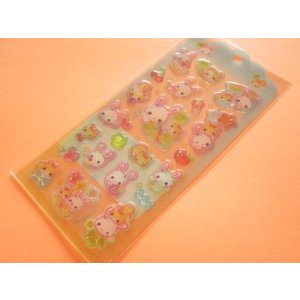 Photo: Kawaii Cute Drop Jewellery Stickers Sheet Crux *フワフワらびちゃん (129910)