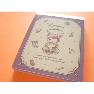 Photo: Kawaii Cute Mini  Memo Pad Kuromi Sanrio *水彩コスメ (413606)