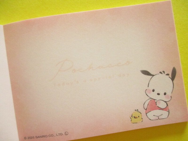 Photo2: Kawaii Cute Mini Memo Pad Sanrio Characters Crux *Pochacco (128833)