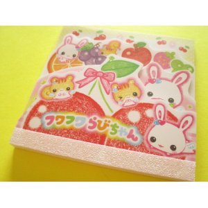 Photo: Kawaii Cute Medium Memo Pad Crux *フワフワらびちゃん (129902)