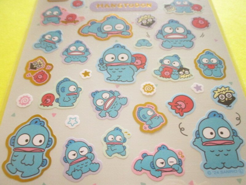 Photo2: Kawaii Cute Stickers Sheet Sanrio *Hangyodon (ギョラックス)