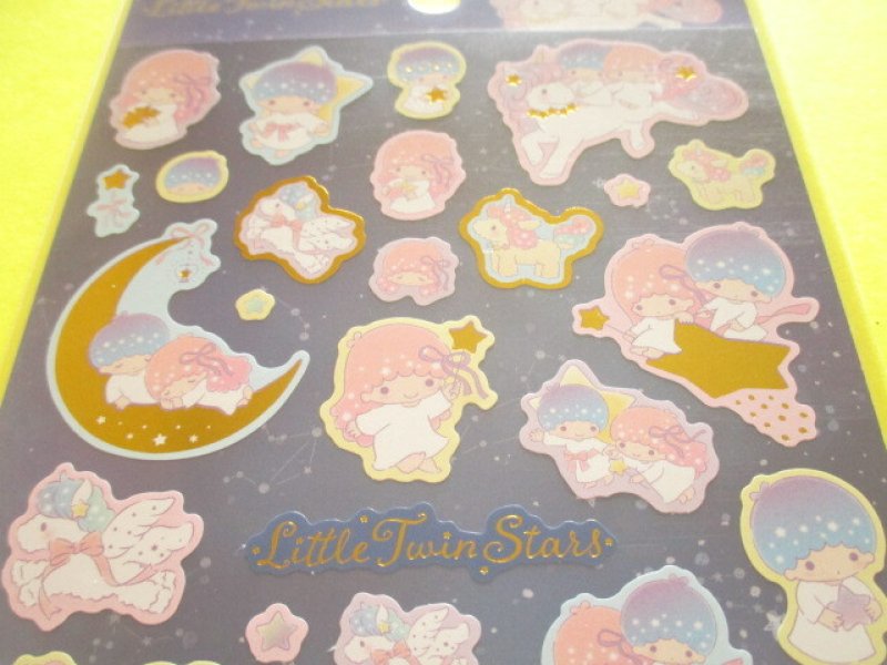 Photo1: Kawaii Cute Stickers Sheet Sanrio *Little Twin Stars (星座プロモーション)
