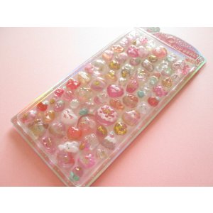 Photo: Kawaii Cute うるちゅる Pop Stickers Sheet Crux *Sweets (130568)
