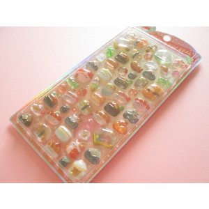 Photo: Kawaii Cute うるちゅる Pop Stickers Sheet Crux *Sushi (130563)
