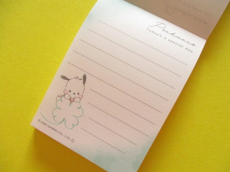 Photo1: Kawaii Cute Mini Memo Pad Sanrio Characters Crux *Pochacco (128833)