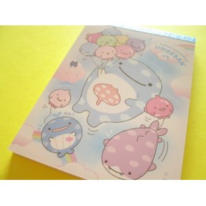 Photo: Kawaii Cute Large Memo Pad Jinbesan San-x *Jinbesan and Fusen-uo (MH26301)