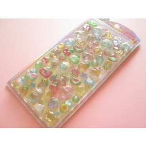 Photo: Kawaii Cute うるちゅる Pop Stickers Sheet Crux *Fruit (130569)