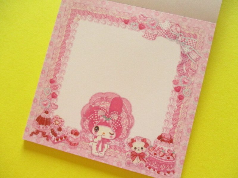 Photo3: Kawaii Cute Medium Memo Pad Sanrio Characters × 飴ノ森ふみか Amenomori Fumika Clothes Pin *A La Mode Mix (MM-84009)