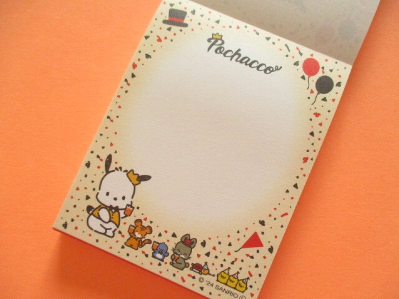 Photo1: Kawaii Cute Mini  Memo Pad Pochacco Sanrio *みんなでパーティー (413583)