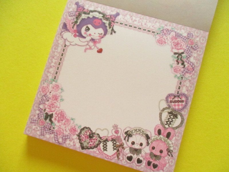 Photo2: Kawaii Cute Medium Memo Pad Sanrio Characters × 飴ノ森ふみか Amenomori Fumika Clothes Pin *A La Mode Mix (MM-84009)