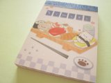Photo: Kawaii Cute Mini Memo Pad Mogu♡nyan Kamio Japan *おすしやさん (225576)
