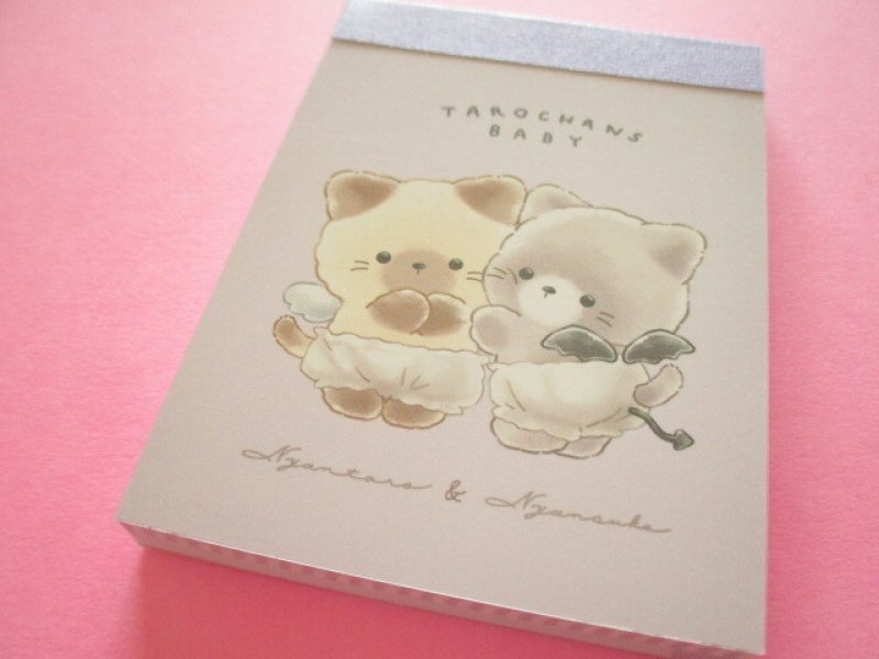 Photo1: Kawaii Cute Tarochans Mini Memo Pad Crux *にゃんたろずベビー (128521) (1)