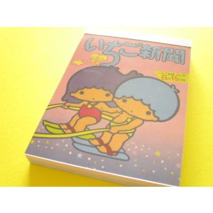 Photo: Kawaii Cute Mini Memo Pad Sanrio Characters Sun-Star *いちご新聞 strawberry newspaper Little Twin Stars (S2847590) 